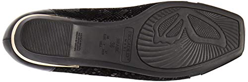 Sapato Salto Baixo Fernanda, Piccadilly, Preto, 37