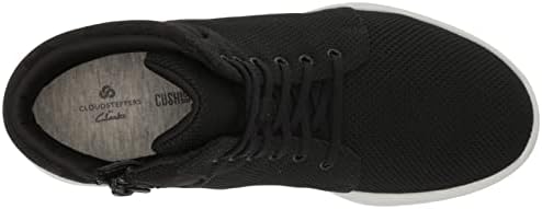 Clarks Women's Ezera Tie Ankle Boot, Black Textile, 6.5 | Image 4