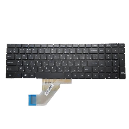 Clavier d'ordinateur portable DIGMA frappe silencieuse et touches russes noires sans cadre