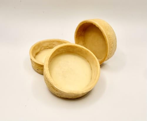Bakersland Tart Shell 2" Vanilla, Round, Straight Edge, Coated, 56 Pcs.