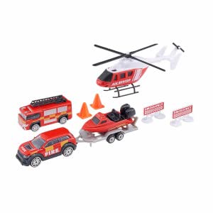 TeamsterzStreet Machines 4 Land Rescue Kit - Fire brigade