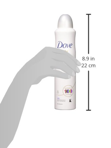 Miniatura 3 de Dove Spray corporal Anti-transpiranteAnit-Transpirant (9X250ml8.5oz, Invisible seco)