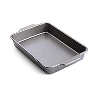 KitchenAid Bakeware Aluminized Steel PFAS-Free Nonstick 33x22.5 cm Cake Oven Tray, Oven Safe, Dishwasher Safe, Grey