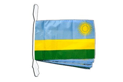 Guirlande Rwanda Digni grand format textile de 8,9 m