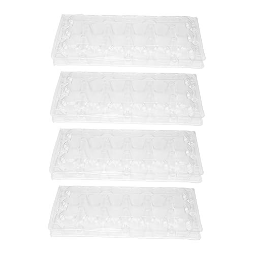 35 Scatole Per Uova Di Quaglia - Portauova In PVC Trasparente Con Coperchio, Griglia Da 12 - Foto 2