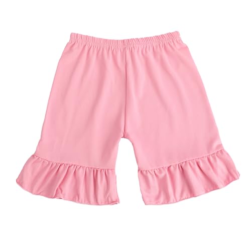 Image of Toddler Girls Back to School Pencil Outfits Set Ruffle T-Shirt Dress and Pants Outfit Set 3-8Years
