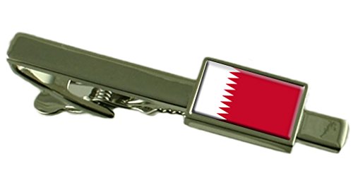 Clip de Corbata de Qatar con Bolsa de Regalo para Hombres