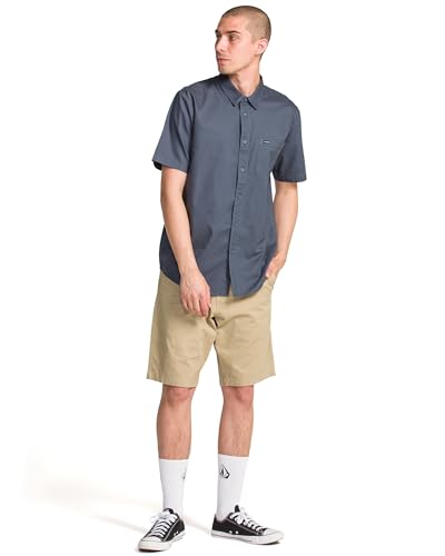 Volcom Men's Orion Short Sleeve Button Down Woven Shirt4