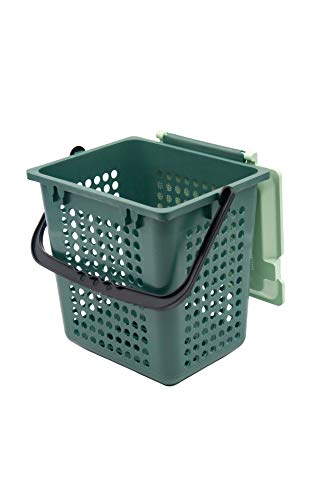bioMat AirBox Cubo para Compost, para Bolsas de hasta 10l, Cubo con Tapa Ventilado, Fabricado en Alemania