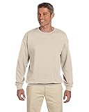 Angesetzte Ärmel Gildan Men\'s Heavy Blend Crewneck Sweatshirt - Medium - Sand