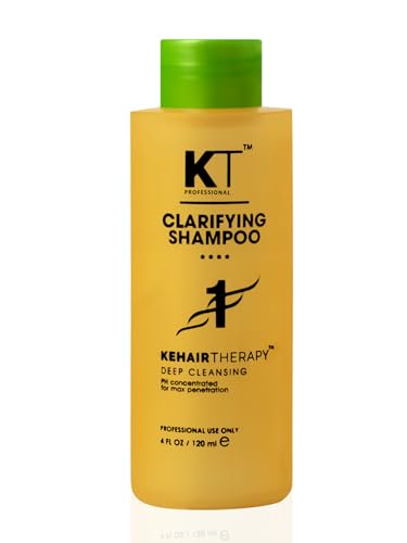 Image of KT Professional Deep Cleansing Clarifying Shampoo | Remove Sebum Buildup, Detoxifies & Refreshes Scalp, Prepares Hair for Treatments | pH Balanced, Sulfate Free, Paraben Free | 120ml