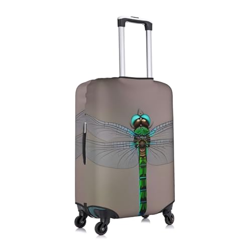 Dragonfly Tsa Approved Luggage Cover For 18-32 Inch Suitcases Scratch-Resistant Stretch Luggage Cover3