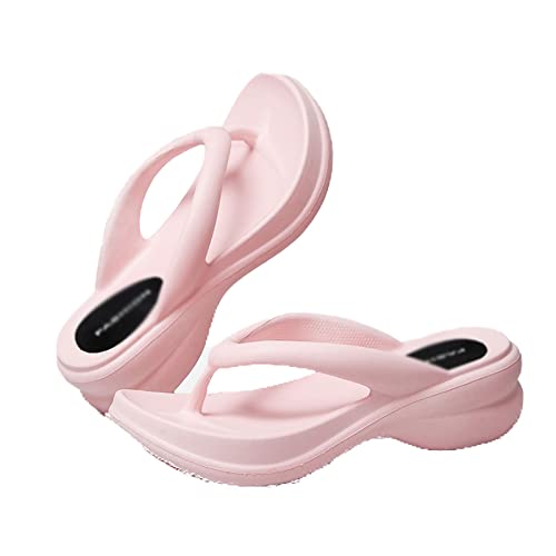 Tongs à talons de coin pour femmes pour marcher sur le sable sans douleur
