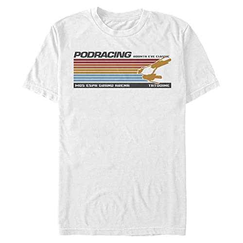 Star Wars Retro Line Podrace T-Shirt Homme vêtement de mi-saison en jersey