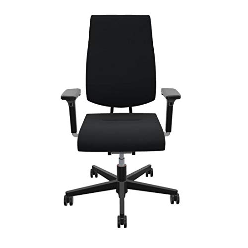 Sedus Black Dot 24 BD-124 ergonomischer Bürostuhl für den 24h Einsatz, Belastbarkeit bis 150kg, sehr strapazierfähig (Schwarz)