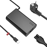 Convient Compatible avec Chargeur Lenovo Ordinateur Portable : 100-240 V, 50/60 Hz, 1,5 A ; sortie : 20 V/3 A-3,25 A, 15 V/3 A, 12 V/3 A, 9 V/3 A, 5 V/3 A ; 65W MAX PD câble de charge. Chargeur USB C pour PC. Paquet inclus : 1 x 65W AC chargeur, 1 x câble d'alimentation. Convient pour les ordinateurs portables, mais aussi pour les tablettes et les téléphones portables avec connexion de type C