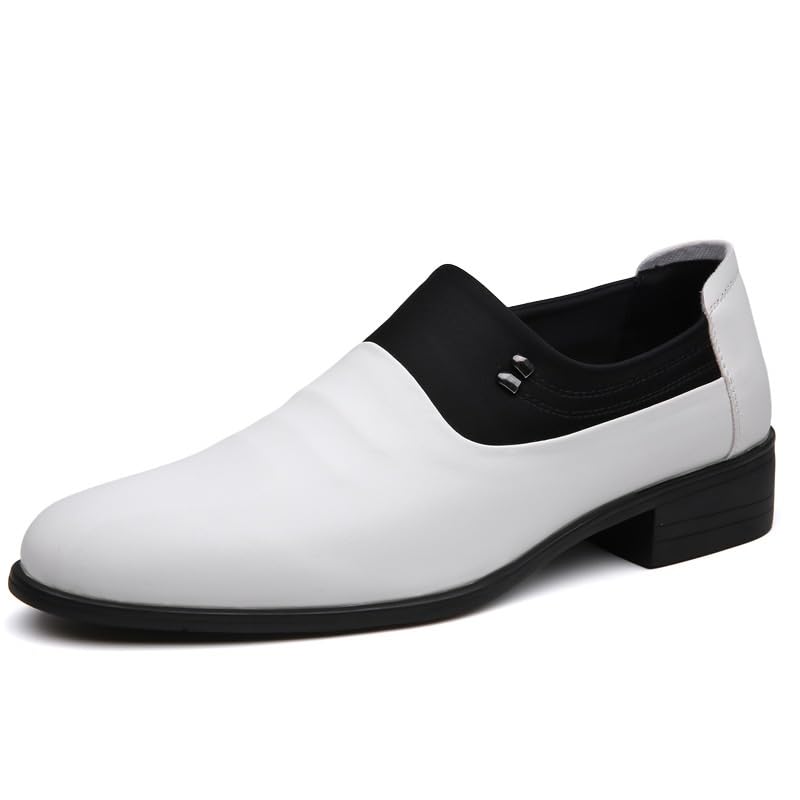 Men Dress Shoes Classic Modern Slip On Oxford Shoes Leather Shoes for Men(10)