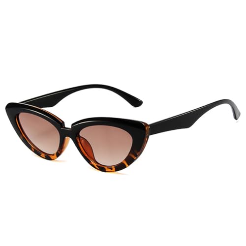 Lunettes de soleil œil de chat vintage pour femmes avec verres dégradés vert olive