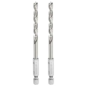 QUARKZMAN 2 Stück Brad-Point-Bohrer 5 mm