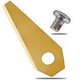 ECENCE 60 Titan Ersatz-Messer kompatibel mit Bosch Indego Connect + Schrauben 0,75mm 3g