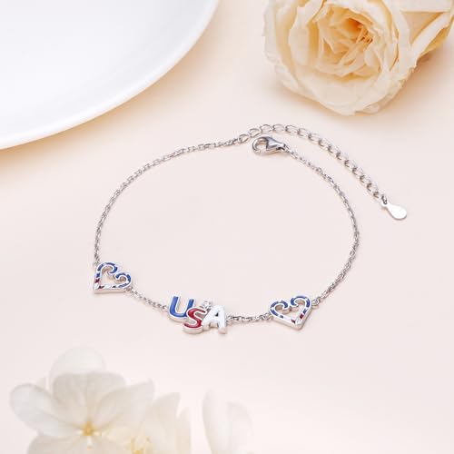 Image of Ladytree Bracelet for Women 925 Sterling Silver Cute Flying Bat /Blue Jay /Turtle /Bunny /Stingary /Octopus Charm Adjustable Bracelet Ocean Jewelry Gifts for Teen Girls Mother Wife Daughter Family