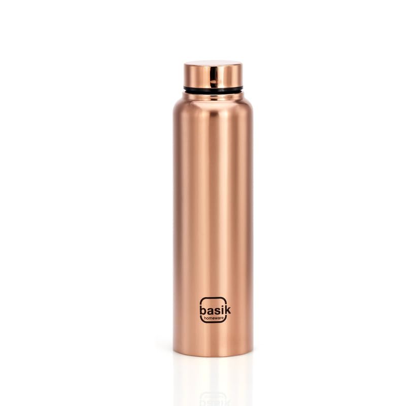 BASIK Ansha 940 ml Stainless Steel Water Bottle - Rose Gold (Pack of 1)
