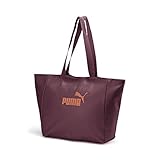 34 x 30 x 13 cm (15L) PUMA WMN Core Up Large Shopper Bandolera, Mujeres, Vineyard Wine-Metallic, OSFA