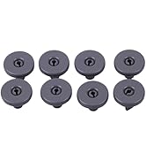Mikikit 8pcs Universal Dishwasher Lower Basket Wheel Roller Repair Kit Grey Plastic Caster Wheels...