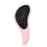 Karma Beauty Wet Hair Detangle Brush | Mini Detangling Brush for Wet or Dry Hair | Soft Bristle Curly Hair Brush for Women | Travel Detangler for Effortless Tangle Removal