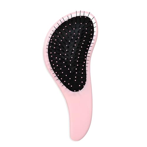 Karma Beauty Wet Hair Detangle Brush | Mini Detangling Brush for Wet or Dry Hair | Soft Bristle Curly Hair Brush for Women | Travel Detangler for Effortless Tangle Removal