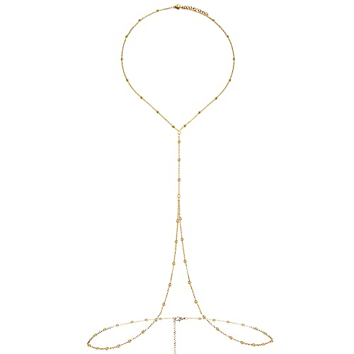 1 Psc Premium Stainless Steel Simple Chain Waist Body Chain For Women Beach Belly Accessories Body Jewelry-image-25
