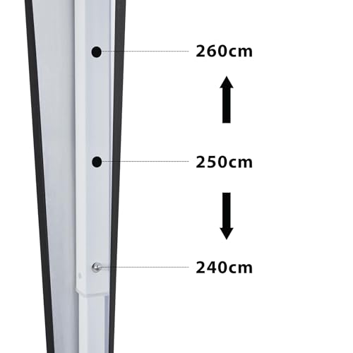 SAILUN 3x3m Party Tent Foldable Pavilion with 4 Side Walls Waterproof Suitable for Festivals,Pop Up Gazebo Parties and Camping Ideal for Winter Events and Garden, Black - Image 8