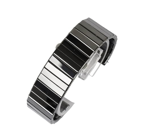 Bracelet montre céramique noire pour Rado DIAMASTER boucle déployante