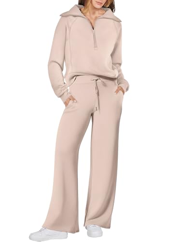 ANRABESS Women 2 Piece Outfits 2025 Fall Fashion Airport Wide