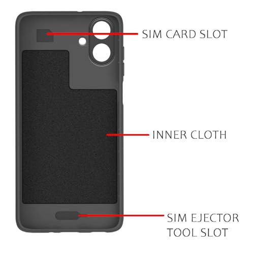 Image of Shockproof Case | Full Camera Protection | TPU Flexible Back Cover for Samsung Galaxy A07 4G /5G /F07 4G /M07 4G /M17e 5G /F70e 5G (Graphite Grey)
