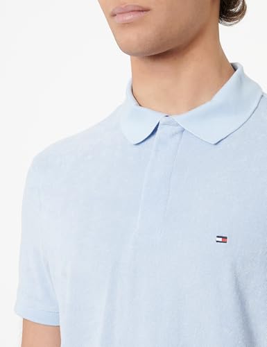 TOMMY HILFIGER Micro Towelling REG Polo MW0MW30770 éponge Night Sky Homme - vue 6