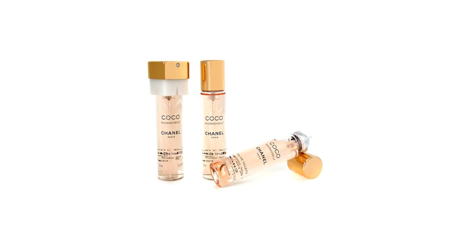 ■シャネル　ココマドモアゼル　ツイストスプレイ　オードトワレ　20ml×3 Amazon | シャネル CHANEL ココ マドモアゼル オードトワレ