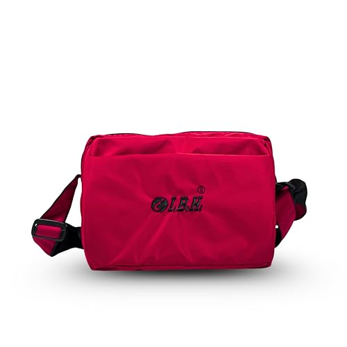 Image of I. B. H IBH Stylish Sling Bag for Men & Women CrossBody small Passport Travel side massanger one strap shoulder bag With Antitheft pocket also Waterproof Durable Adjustable