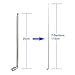 Bingfu Police Radio Scanner Antenna 20-1300MHz 7 Section Telescopic BNC Male 2-Pack Handheld Ham CB Antenna for Uniden Whistler Police Scanner Two Way Radio Frequency Counter