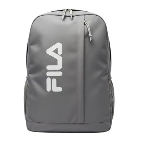 Mochila Unisex Fila Basic Letter, Cinza Medio, U