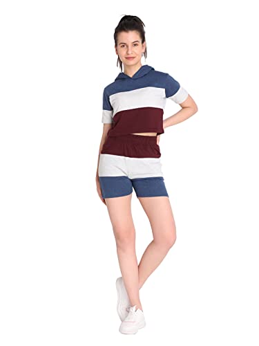 Image of CHKOKKO Women's Regular Cotton Regular Fit Plain Shorts for Women