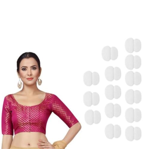 Image of Studio Shringaar Women's Zari Brocade Stitched Elbow Length Sleeves Saree Blouse