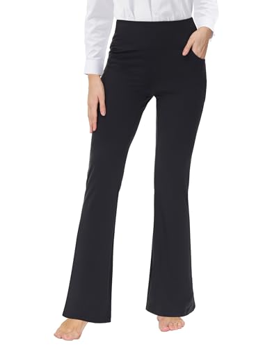 Bootcut Yoga Pants for Women High Waist Dress Pants Flare Leggings 27" 29" 31" 33" 35" 37" Workout Pant for Casual Work4