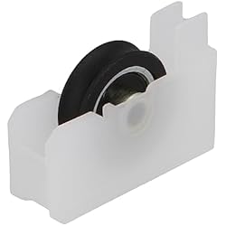 Amig - Rodamiento Ventana Corredera | Juego de 2 unidades | Tamaño 38 x 27 mm | Carcasa de Nylon con Rodamientos de Bolas | Diseñado para Ventanas Deslizantes | Color Blanco