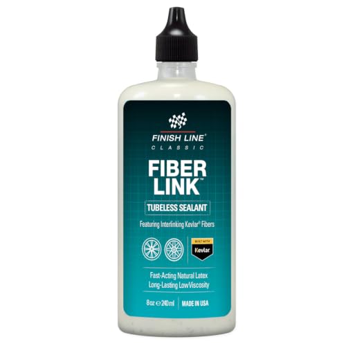 Finish Line FiberLink Pro Latex Tubeless Tire Sealant Kevlar 8 fl oz