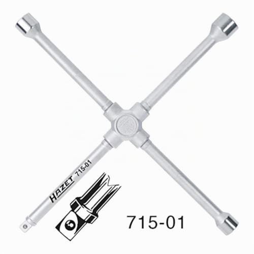 Llave de cruceta manual HAZET 715-01 para taller mecánico de coches 4
