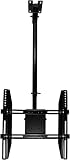 TV Bracket, TV Wall Mount 360° Swivel and Tilt Ceiling TV Mount for 26-55 Inch Flat and Curved TVs Up to 45kg, Multiple VESA Patterns TV Mount TV Stand