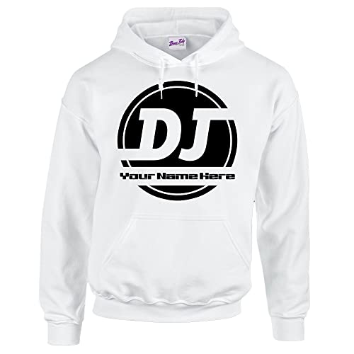 Personalized DJ Logo Hoodies - ADD YOUR NAME - Unisex MC Music Hoodie