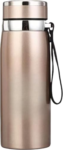 Lusonbin 水筒 魔法瓶 316ステンレス製 軽量 大容量 600ML 800ML 1000L 1200ML 1500ML 茶漏付き 保温ポット 保温カップ 真空断熱 保温保冷 直飲み 漏れ防止 洗いやすい おしゃれ アウトドア 山登り 旅行 ドリン