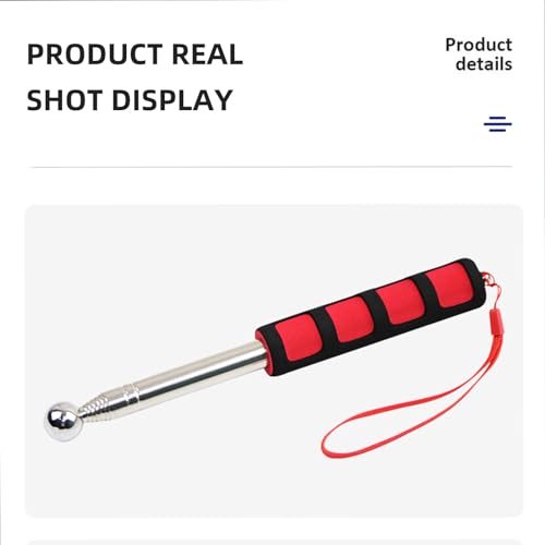 Autodefesa de bastão retrátil, martelo de verificação de parede, martelo de detecção de som, martelo